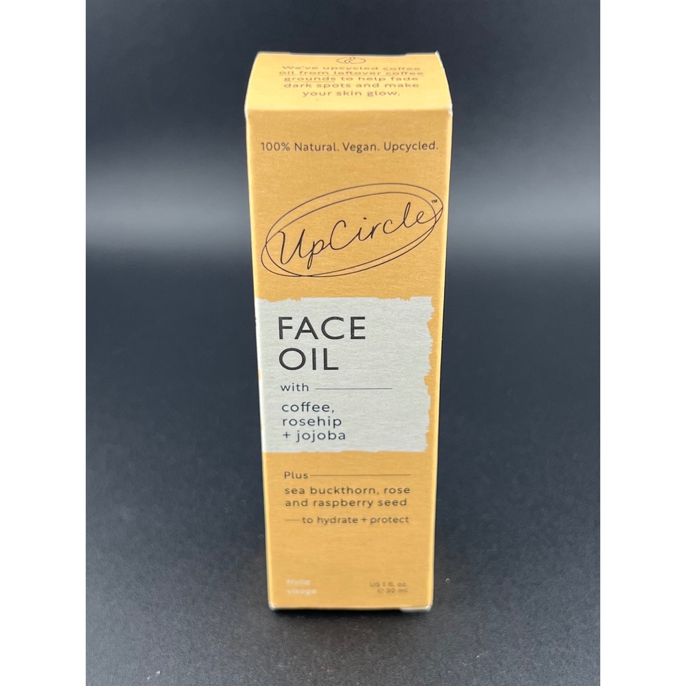 UpCircle Face Oil Coffee Rosehip‎ Jojoba Vegan Skincare Natural
